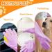 Comfpet Pet Care Gloves for Dog & Cat Hair Removal | Food-Safe Silicone Brush for Bathing & Massaging Puppies & Kittens (Purple) - Buy Online on SooperMarket.com