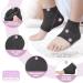 Buy Hilph Gel Heel Socks - Silicone Moisturizing Open Toe Foot Care Spa Socks for Dry Skin - 2 Pairs - Comfy Day & Night Relief - Buy Online on SooperMarket.com