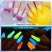 MIZHSE Mood Temperature Color Changing Nail Polish Set - 8 Colors Glow in the Dark Gel Polish Kit for DIY Nail Art Manicure at Home - Buy Online on SooperMarket.com