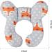 Baby Travel Pillow - Head & Neck Support Cushion for Infant 0-1 Year Old | Car Seat, Pushchair, Stroller | Fox Design - Buy Online on SooperMarket.com