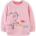Girls Sweatshirt for Kids Cotton Top Casual Jumper Girl T Shirt Toddler Clothes Long Sleeve Pullover Age 1-12 Years 2-3 Years Cat