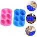 Alipis 2pcs Six Egg Mold Easter Egg Shapes Baking Mold Easter Egg Molds Silicone Egg Candle Mold Silicone Molds Gummy Mold Baking Pan Easter Silicone Mould Silica Gel Cake Chocolate Mold - Buy Online on SooperMarket.com