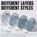 TOMICCA Grey Blue Jelly Gel Nail Polish - Sheer Teal Color, Quick Dry & Soak Off U V Gel Nails for DIY Nail Art - Buy Online on SooperMarket.com