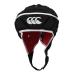 Canterbury CCC Rugby Raze Headguard, Scrum Cap, Full Coverage, Soft-Edged Chin Strap, Designed Holes Aid Ventilation, Foam Padding Black / Red Medium