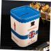 Mikinona Metal Container Set - 4-Piece Blade Recycling Box for Safe Razor Blade Disposal | Organizer Case in White Tin - Buy Online on SooperMarket.com