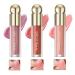 Soft Cream Blush Set 3 Colors Long-lasting Liquid Blush Natural Lightweight & Smooth Texture Face Blush Dewy Cheek Tint
