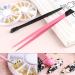 Nail Tweezers Double Sided Nail Art Sticker Silicone Press Rhinestone Picker Nippers Pink Brushes - Buy Online on SooperMarket.com