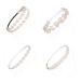 COUXILY Headbands Baby Girls Lace Flower Headband Faux Leather Elastic Band Hairband 4 Pieces (4 - C01)
