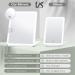 Torribala Travel Makeup Mirror Vanity Mirror Lights Travel Lighted Makeup Mirror with 10X Magnifying Mirror 3 Color Lighting Accessories for Women - Buy Online on SooperMarket.com