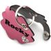 Copter Farm Dog Brand Bag | Personalized Engraved Dog Collars | Art & Real Leather | Pink Flower Design - Buy Online on SooperMarket.com