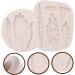 Alipis 2pcs Leaf Mold Clay Molds Cake Pops Mold Chocolate Candy Molds Silicone Mold Party Candy Mold Adorable Baking Molds Decor Small Cake Mold Chocolate Mold White Silica Gel Leaf Shape - Buy Online on SooperMarket.com