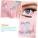 Mikinona In Tool Stencil Make Reusable Silica Silicone with Gel Wear-resistant and Women Protection Eyeliner 15X5.7CM Pink - Buy Online on SooperMarket.com