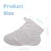 200pcs Clear Plastic Disposable Booties for Paraffin Bath - Foot Spa Wax Treatment Cover - Buy Online on SooperMarket.com