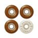 Spitfire Classic Skateboard Wheels - Set of 4 Orange 53mm