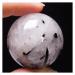Natural Sphere 1PC Natural Gemstones Black Tourmaline Quartz Balls Spheres Crystal Ornaments for Sale 65mm-75mm for Decoration Gift Decoration feng Shui.