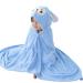 Gukasxi Hooded Baby Towel Thick and Ultra Soft Hooded Baby Bath Towel Extra Large 140x70 cm Baby Towel Absorbent Hooded Beach Or Bath Towel Childrens Swimming/Bath Towel Blue 70 x 140 cm 70 x 140 cm Blue