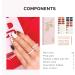 NAILOG Semi Cured Gel Nail Strips 34 pcs Salon-Quality Gel Nail Stickers Long Lasting Nail Wraps for Women with Soft Gel Finish Animal Print Bear with Me - Buy Online on SooperMarket.com