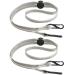 Vasana 2 pieces removable hatching cint windproof belt clip adjustable cord closure with spring-loaded stop lock for fishing boating golfing