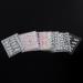 Brrnoo Nail Sticker 50 Sheets Multicolor Stylish 3D Nail Art Sticker Flower Design Adhesive Decal Decoration