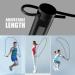 Digital Weighted Handle Jump Rope with Calorie Counter - Adjustable Speed Skipping Rope for Training Fitness - Men, Women, Kids - Black - Buy Online on SooperMarket.com
