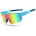 BOLLFO Cycling Sunglasses, UV 400 Eye Protection Polarized Eyewear for Men Women Colorful Lens