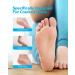 MoistMate Heel Socks for Dry Cracked Feet - Foot Care Repair and Moisturizing - Aloe Spa Socks for Men and Women (Grey, 2 Pairs) - Buy Online on SooperMarket.com