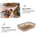 Healeved Box Egg Carton Refrigerator Eggs Fridge Egg Dispenser Fridge Egg Holder Egg Holders re-usable - Buy Online on SooperMarket.com
