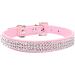 THAIN Rhinestone Dog Cat Collar - Bling Diamond Crown Decoration - Pink - XS (8-10) - Small Medium Large Dogs - Buy Online on SooperMarket.com