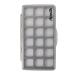 Aventik Fly Fishing Boxes Super Slim Transparent Design Magnetic Pad Compartments Tackle Foam Boxes 7.3X3.8X0.5inch H34-18C