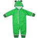 De feuilles Kids Button Rain Suit - Waterproof Hooded Green Frog Jumpsuit (4-6 Years) - Buy Online on SooperMarket.com