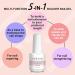 Saviland 5-In-1 Builder Nail Gel - Light Pink 15ml | U V/LED Nail Polish for Professional Manicure and Nail Repair - Buy Online on SooperMarket.com