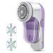 Fabric Shaver Rechargeable Sweater Shaver Lint Shaver with 6-Leaf Blades Electric Lint Remover for Clothes & Furniture Couch Pilling Remover Depiller for Removing Fuzz Lint Pills Bobbles Purple