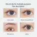 DHliIQQ Double Tip Lower Eyelash Pencil Double Tip Lower Eyeliner Pencil Waterproof Liquid Eyeliner Pencil Long Lasting Eyeliner Eye Makeup Tool for Women Ladies 101 # gray black - Buy Online on SooperMarket.com
