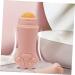 BELLIFFY 1pc Volcanic Stone Oil-absorbing Ball Facial Volcano Stone Roller for Face Volcanic Rock 7.5x3cm Pink - Buy Online on SooperMarket.com