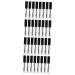 Mikinona 32 Pcs Mascara Tube Lip Gloss Containers Mascara Cream Vials Lip Gloss Tubes Clear Plastic