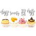 24 Pcs Glitter 70th Birthday Cupcake Toppers for Celebrating 70th Birthday Party Decorations for Seventy Years Old Birthday Party Supplies (Silver new) - Buy Online on SooperMarket.com