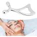 Portable Silver Face Massage Device - Gua Sha Spoon Tail Comfortable Manual Metal Massager for Relaxation & Skincare - Buy Online on SooperMarket.com
