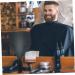 2pcs Hair Mask Cover Hair Sprays Hairspray Masks Haircut Mask Protector Hair Cutting Protector Barber Mask Hair Spray Protective Black Plastic - Buy Online on SooperMarket.com