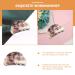 Acetate Hair Jaw Clips - White Purple Tortoise Shell French Hair Clamps for Women and Girls - Korean Style Hair Accessories - Set of 6 - Buy Online on SooperMarket.com