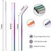 8PCS Reusable Straws 10.5" Stainless Steel Straws -with Cleaning Brush and Silicon Tips for 20/30 Oz Yeti Tumblers with Carrying Case - Buy Online on SooperMarket.com