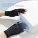 Fingerless UV Protection Manicure Gloves 2 Pairs UV Gloves Excellent Elasticity Art UV Blocking Gloves for Nail Gel Dryer Professional Fingerless Gloves for Protecting Hands from UV Nail Lamp Black - Buy Online on SooperMarket.com