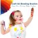 Craft Ink Blending Brush Set - 12Pcs for Paper Crafting, Painting, Drawing, Card Making - Soft Bristles, Color Coded Handles - Buy Online on SooperMarket.com