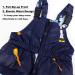 Kids 2-Piece Winter Puffer Jacket and Snow Bib Pants Set | Hooded Down Coat and Snow Pants Outfit | 3-4 Years | Blue - Buy Online on SooperMarket.com