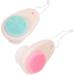 FRCOLOR Pack of 6 Double-Sided Facial Cleansing Brush Female Face Brush Deep Cleansing Brush Silicone Clean Facial Toner Painted Handle 3D Household Cleansing Milk - Buy Online on SooperMarket.com