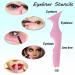 SHANPIN Eyeliner Stencils: Reusable Silicone Makeup Assistant Tool - 5 in 1 Pink Eyelash Shield, Eyebrow Shaping, Jaw Line, Lip Line - Perfect for Beginners - Buy Online on SooperMarket.com