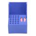 Endodontic File Box Professional Portable Autoclavable Measuring Dental Bur Holder for Hospital for Dentist (Blue)