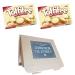 Toffifee White Chocolate Delight Hazelnuts in Caramel Luxurious Light Cream and Smooth White Chocolate - 15 Pieces (Pack Of 2)
