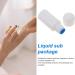Minkissy 8 pieces sponge head bottle refillable sponge head applicator plastic empty liquid medicine bottles skin care scalp hair care medicine cosmetic travel use - Buy Online on SooperMarket.com
