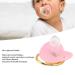 Shinning Heart Shape Baby Pacifier - Personalized Glitter Crystal Dummy | Ideal Bling Gift for Girl Baby Shower & Photography (Pink) - Buy Online on SooperMarket.com