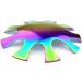 Rainbow Deep Oval French Nail Trimmer Cutter Tool | 9 Sizes | HJ-NAT203-FC10 - Buy Online on SooperMarket.com